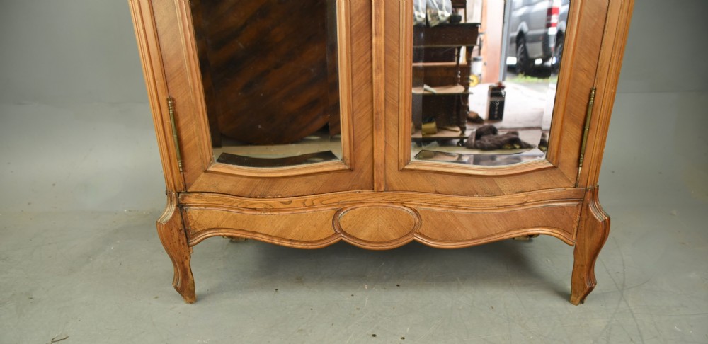 French two door armoire wardrobe  View III