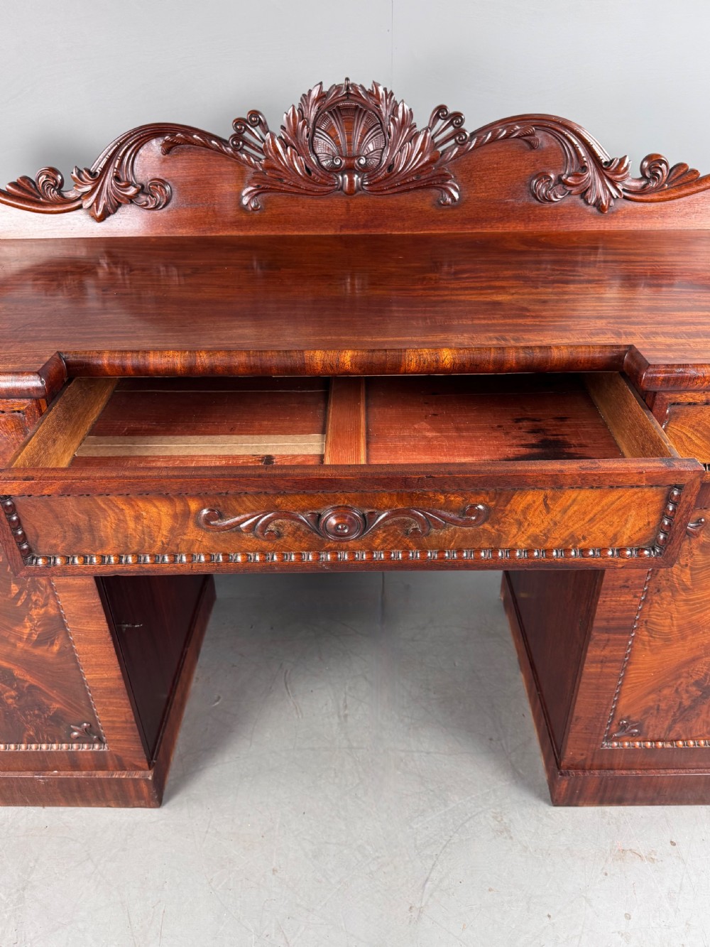 Regency mahogany sideboard  View XIII