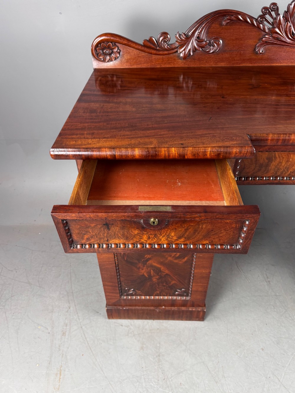 Regency mahogany sideboard  View XIV