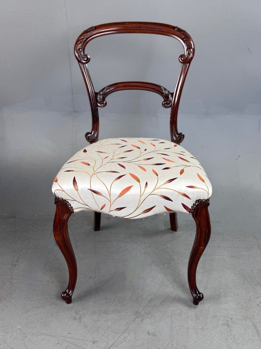 set of six rosewood dining chairs  View II