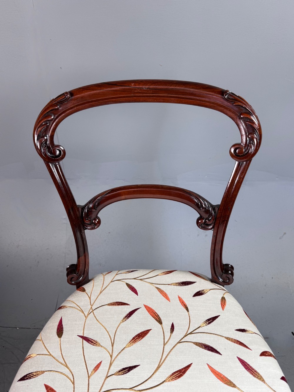 set of six rosewood dining chairs  View V
