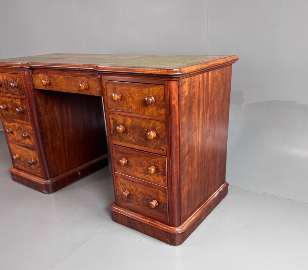 Victorian pedestal desk  View IV