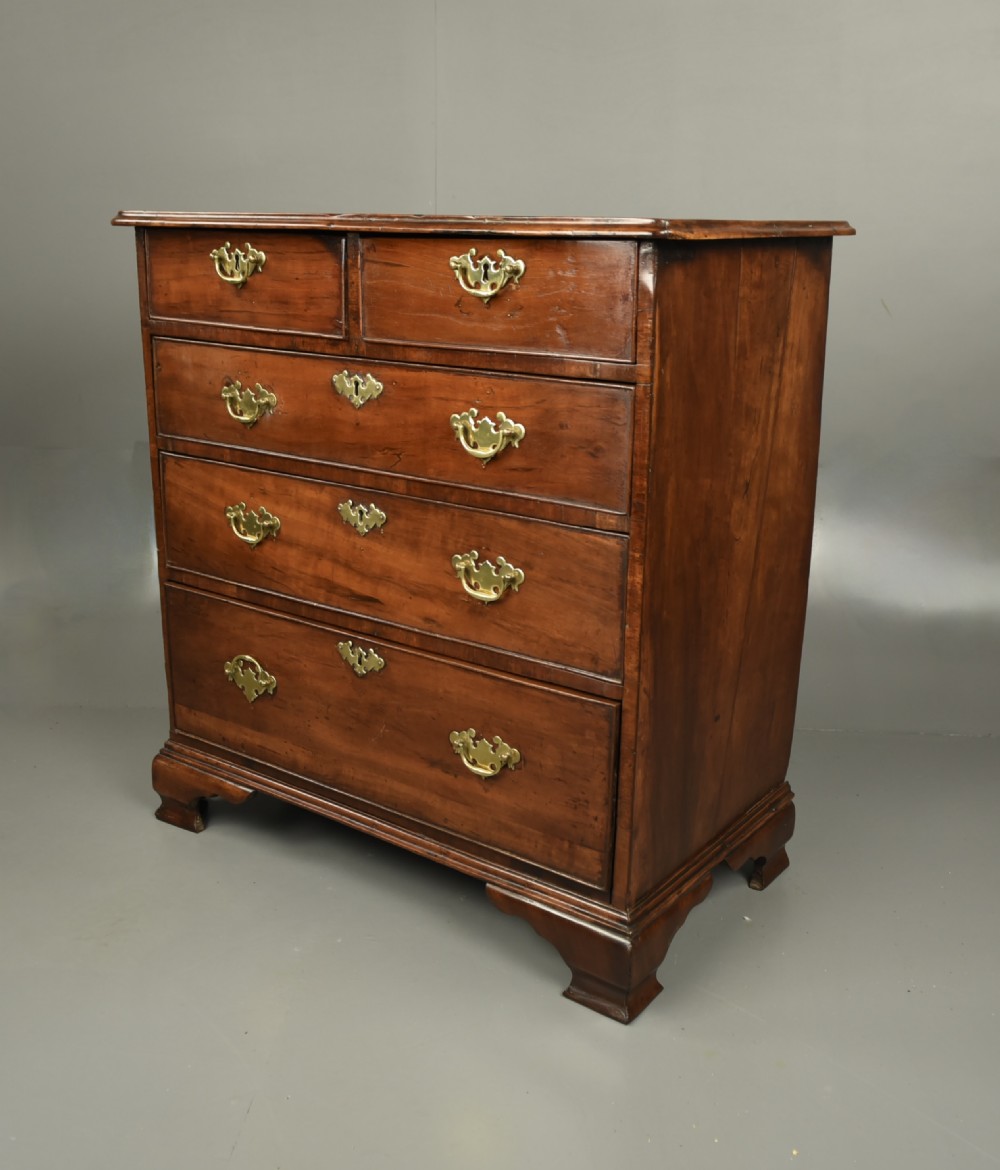 Georgian Fruitwood chest of drawers  View III