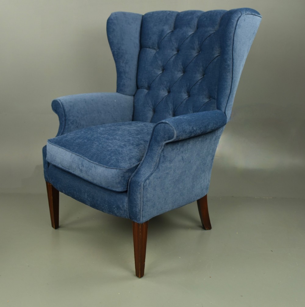 Pair of wing chairs by Kittinger View II