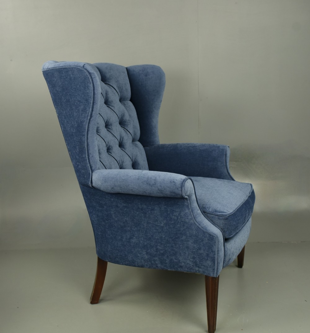 Pair of wing chairs by Kittinger View VI