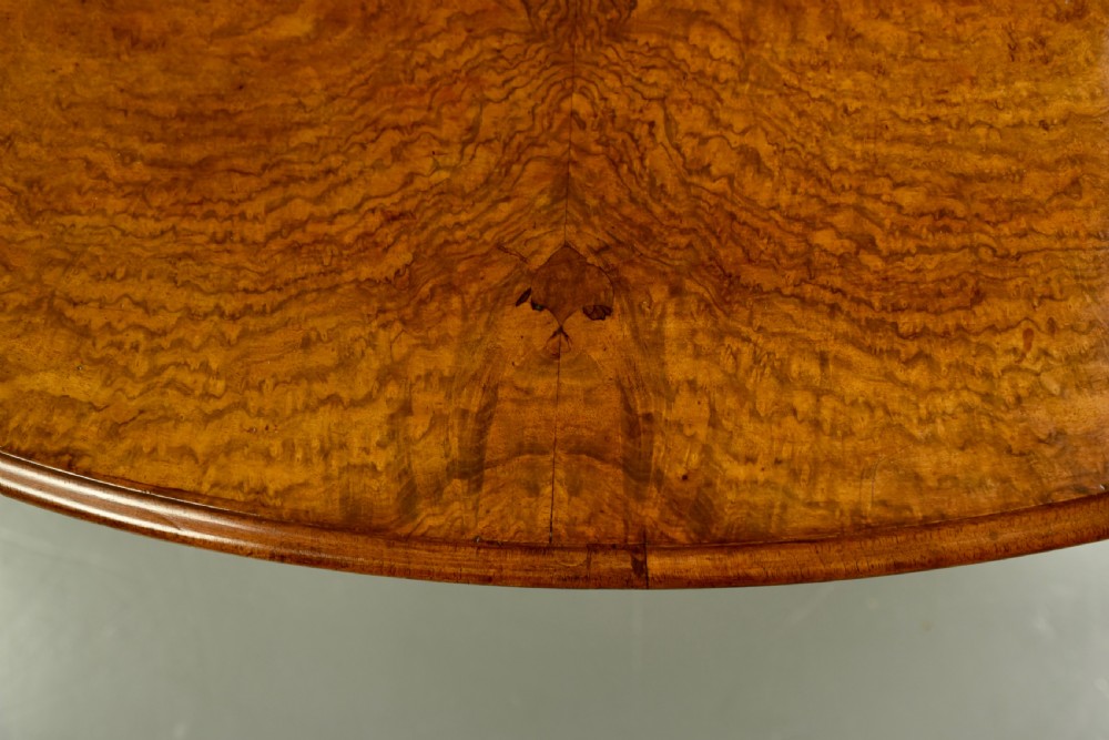 victorian walnut oval coffee table  View IV