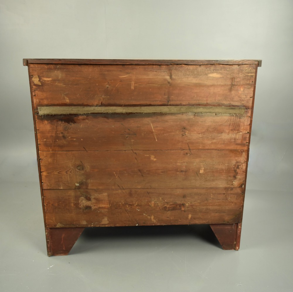 Large Regency mahogany bow front chest of drawers  View VII