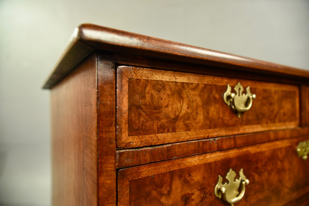 Pair of Georgian walnut chests of drawers  View VII