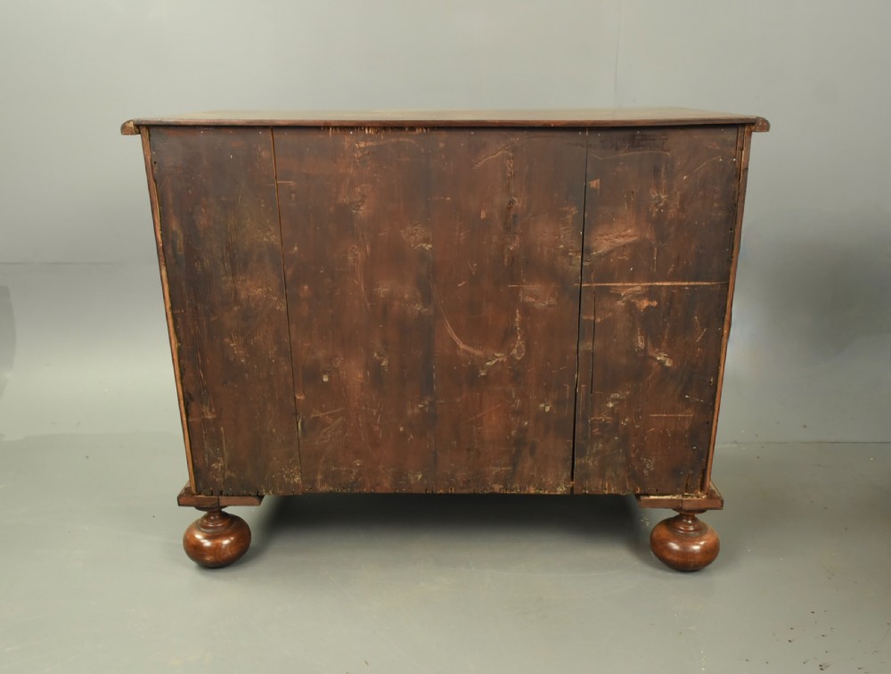 Pair of Georgian walnut chests of drawers  View X