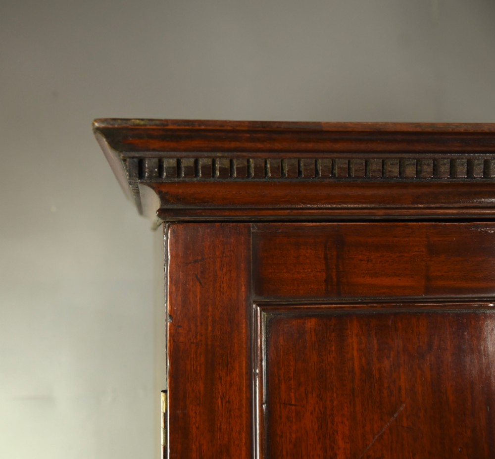 Georgian mahogany wardrobe flat packs  View III
