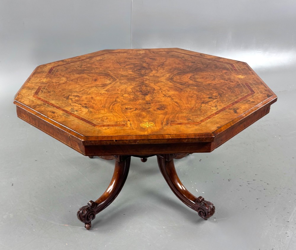 Victorian walnut coffee table 