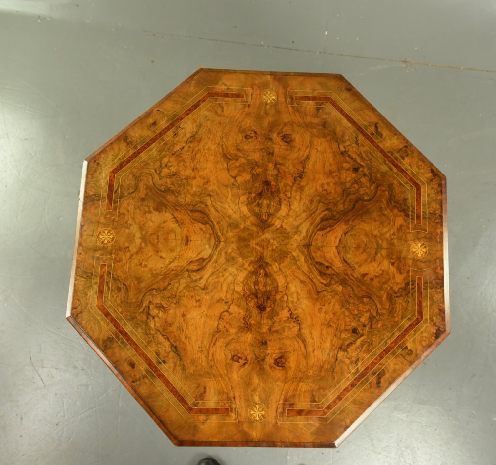 Victorian walnut coffee table  View III