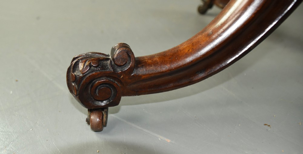 Victorian walnut coffee table  View V