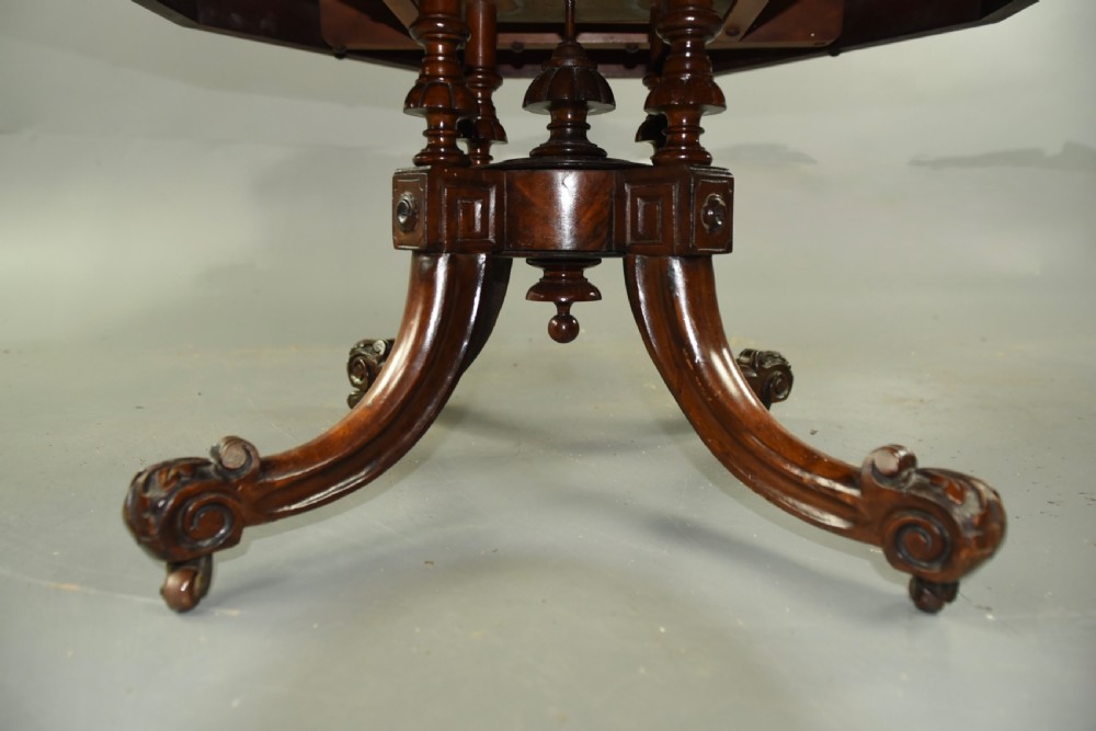 Victorian walnut coffee table  View VI