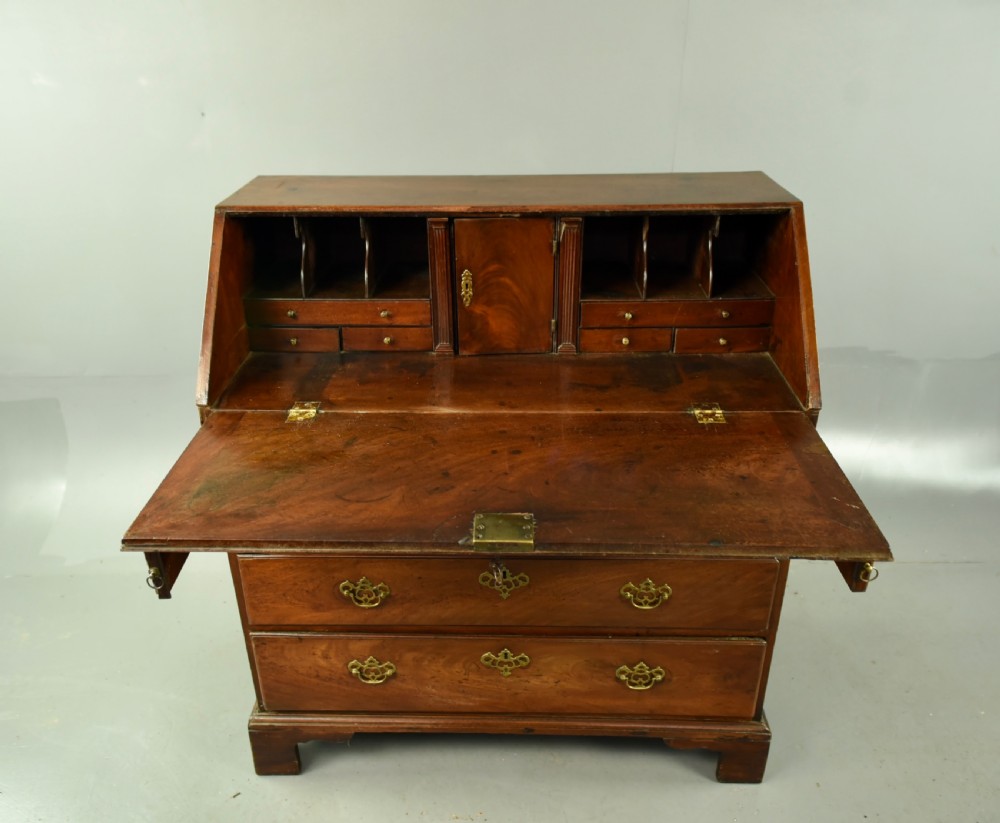 Georgian mahogany bureau  View III