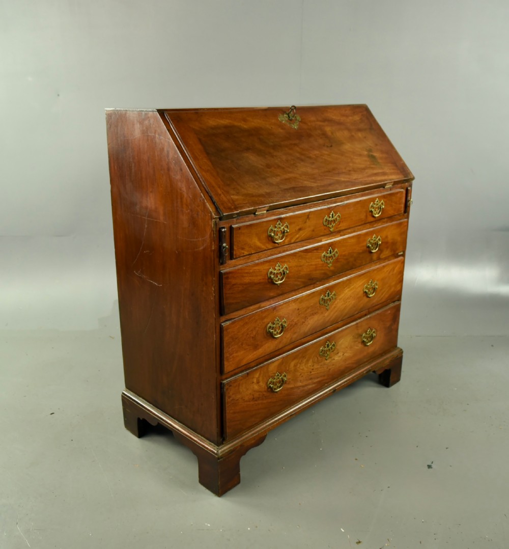Georgian mahogany bureau  View V