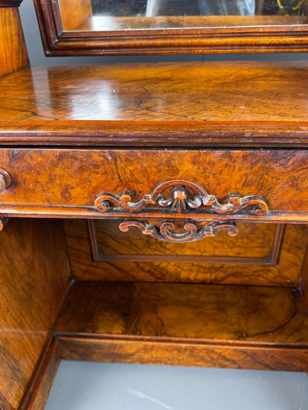 Victorian walnut dressing table  View VII
