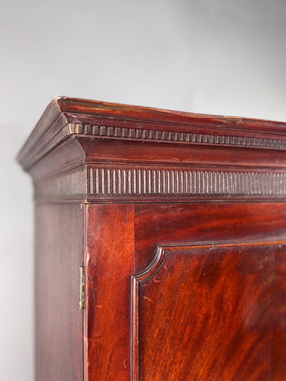Georgian mahogany Gentlemans wardrobe  View VI