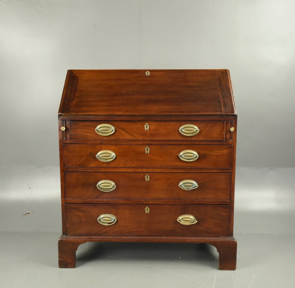 Georgian mahogany bureau desk 