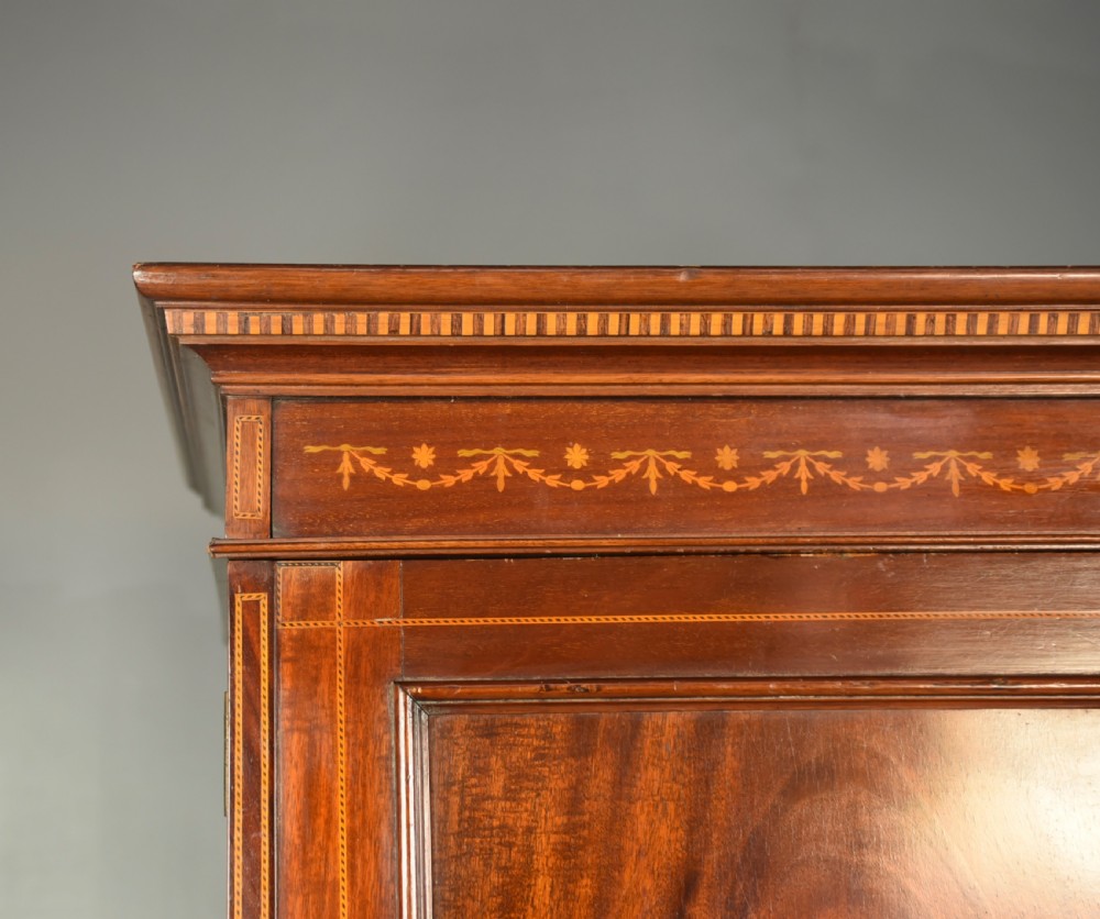 Victorian mahogany double wardrobe  View III