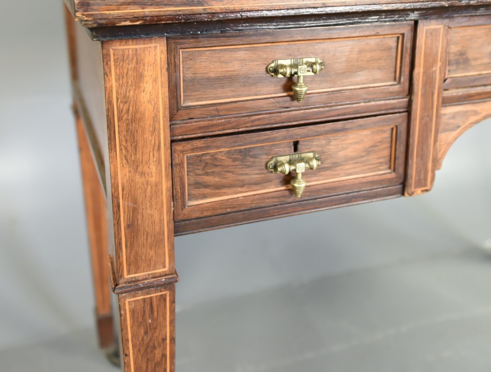 19th century Rosewood writing table desk Edwards & Roberts  View IV