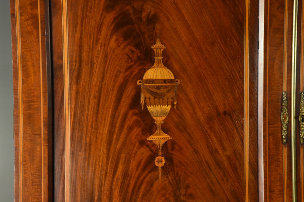 Georgian mahogany Gentlemans wardrobe  View III