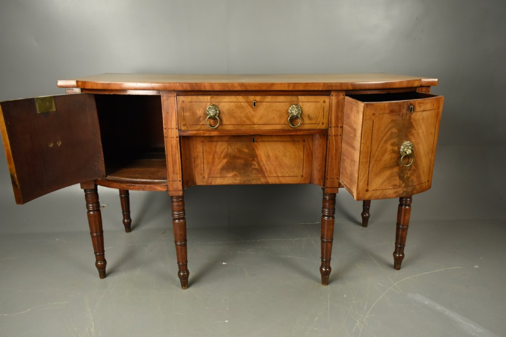 Georgian mahogany sideboard  View VI