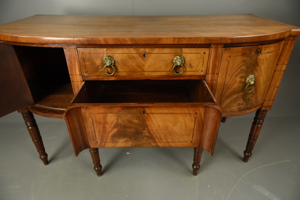 Georgian mahogany sideboard  View VIII
