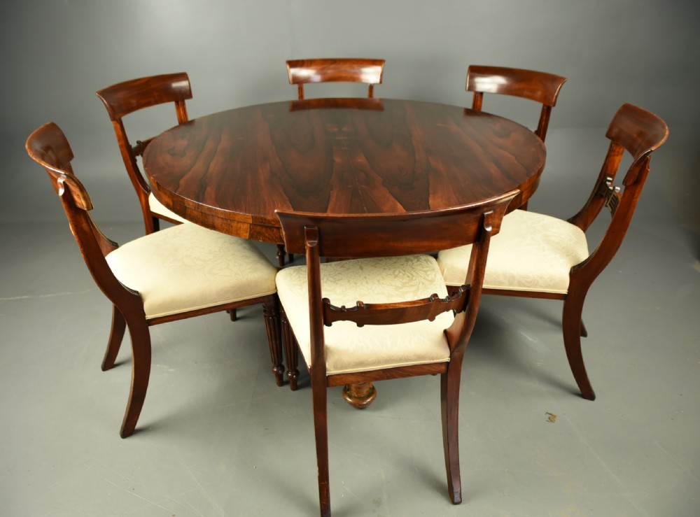 Regency Rosewood dining table  View VII