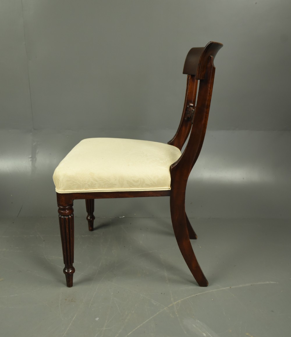Set of six Regency dining chairs  View IV