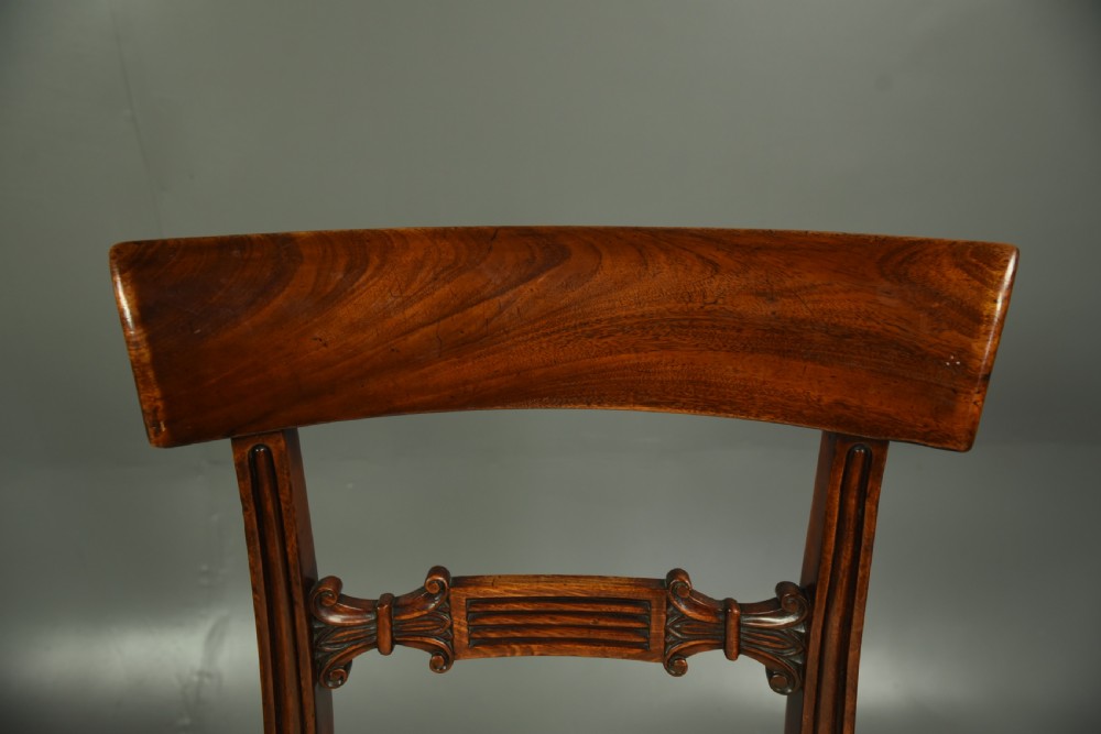 Set of six Regency dining chairs  View VI