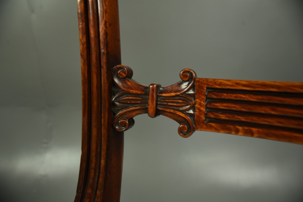 Set of six Regency dining chairs  View VII