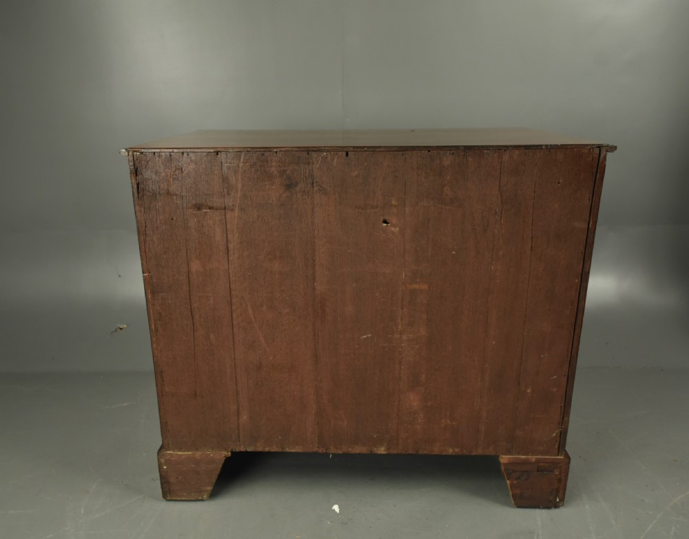 George II mahogany dressing gentleman's chest of drawers  View X