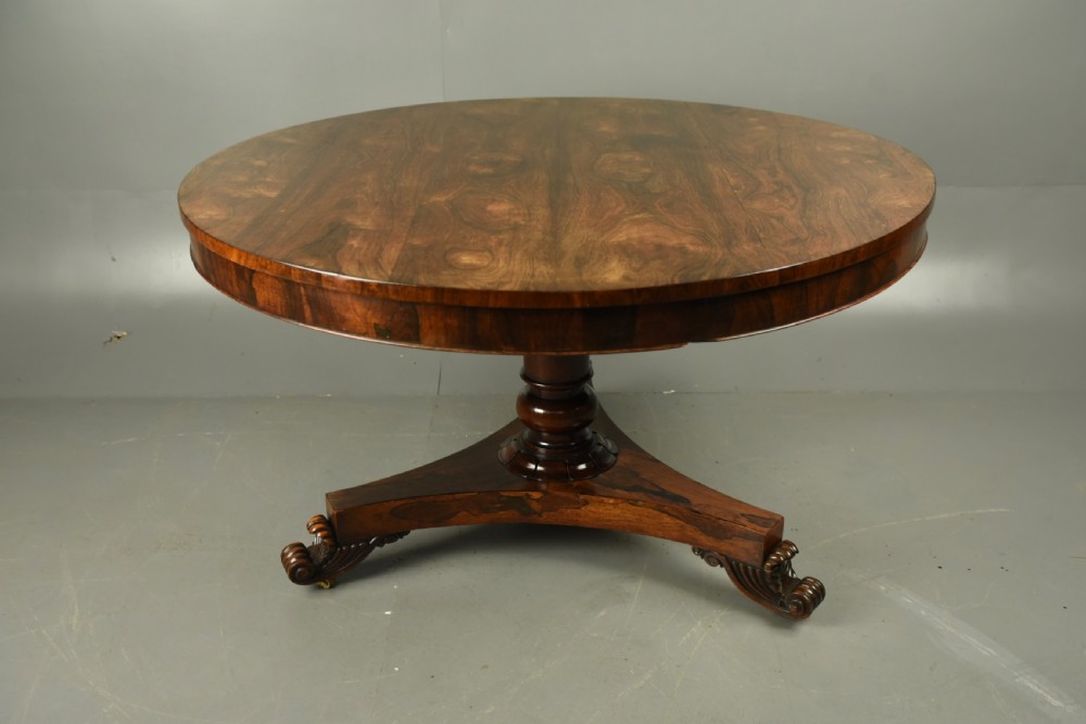 Regency Rosewood dining/centre table  View II