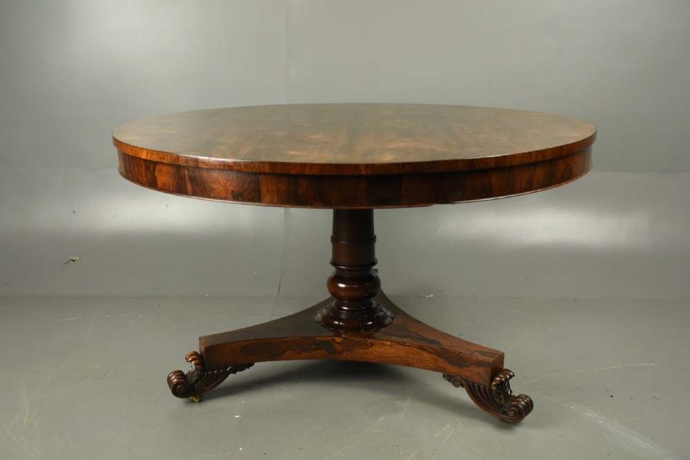 Regency Rosewood dining/centre table  View III