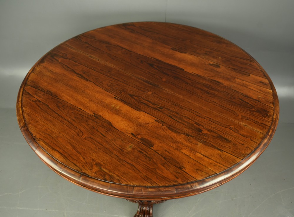 Antique Regency rosewood dining table  View IV