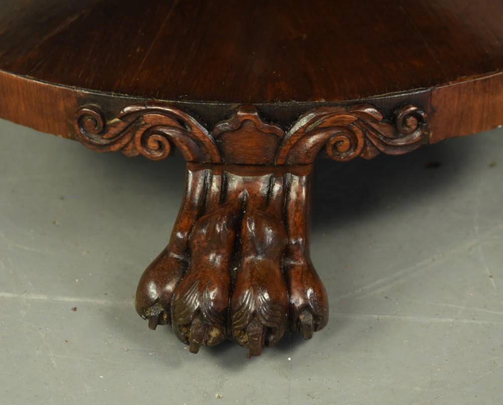 Antique Regency rosewood dining table  View VIII