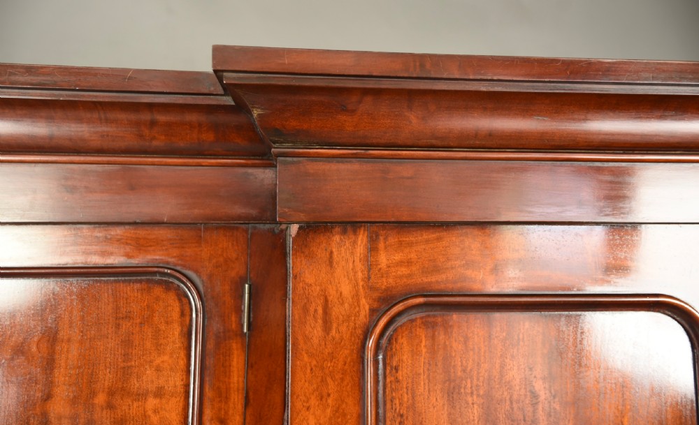 Victorian mahogany compactum wardrobe by Heal & son London View V