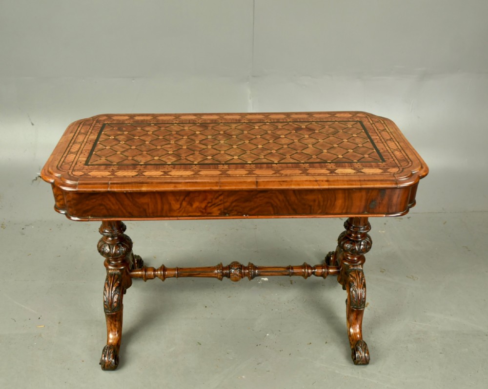 Victorian walnut coffee table 