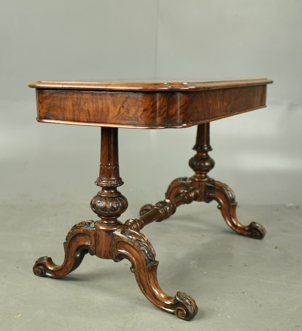 Victorian walnut coffee table  View IV