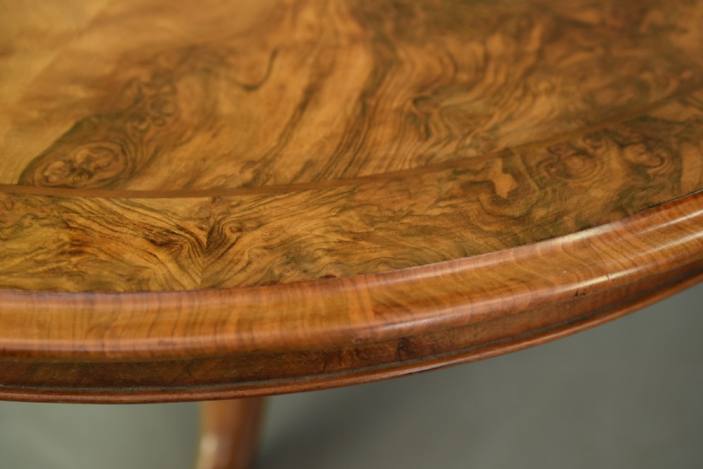 Victorian walnut dining table  View V