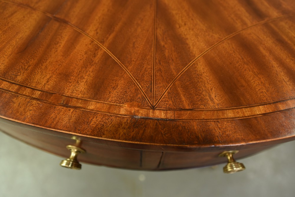 Regency mahogany drum table  View IV