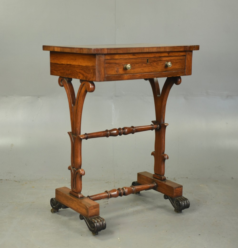 Regency Rosewood lamp table 