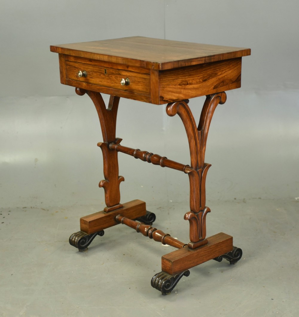 Regency Rosewood lamp table  View IV