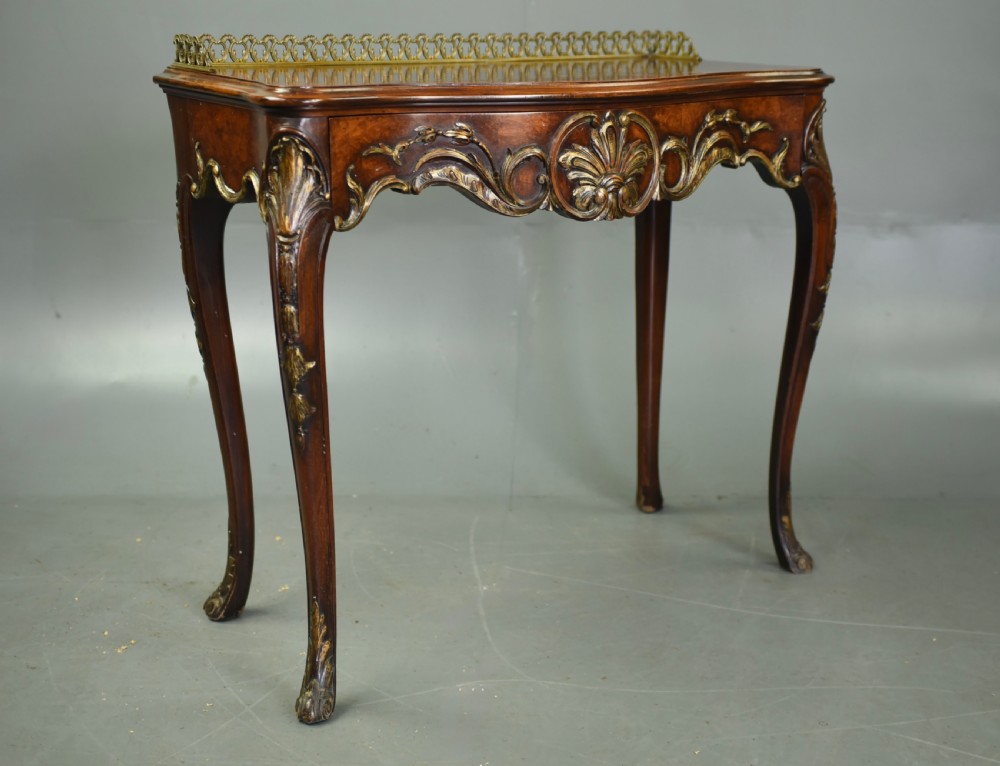 19th century walnut side table 