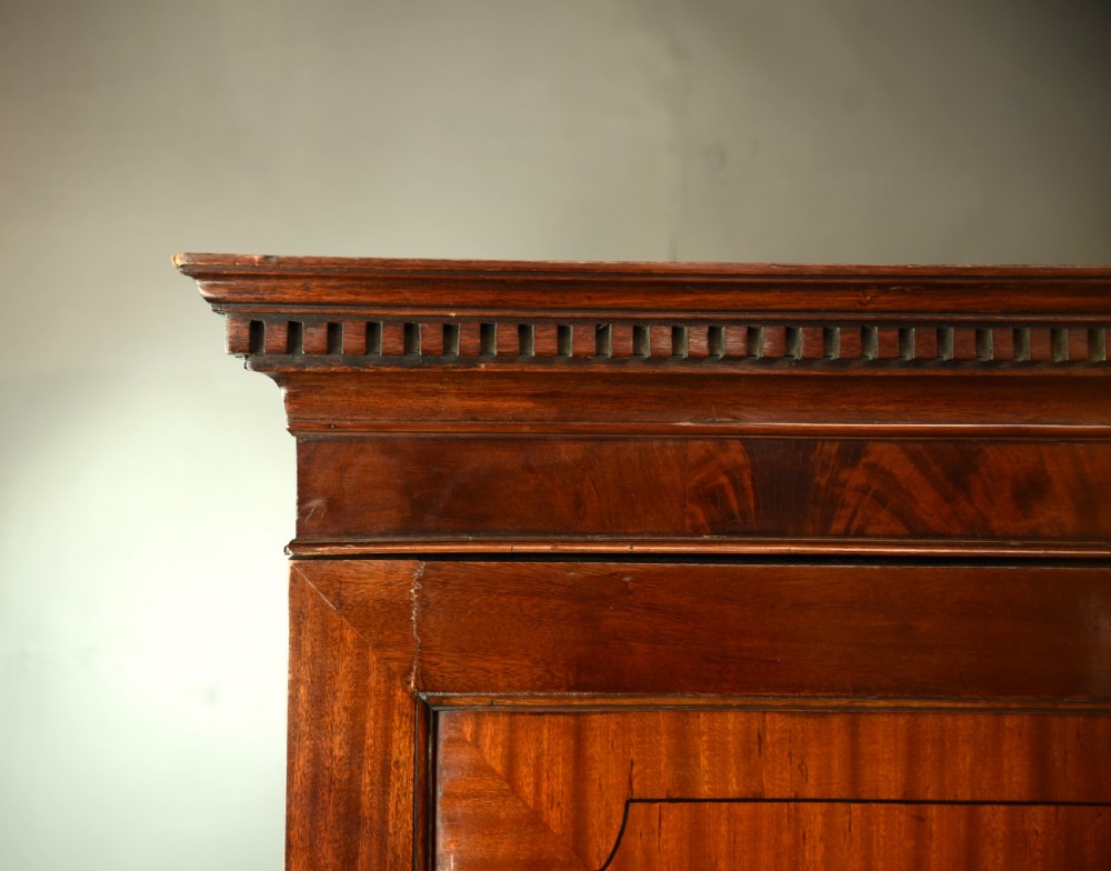 19th century mahogany double wardrobe  View IV