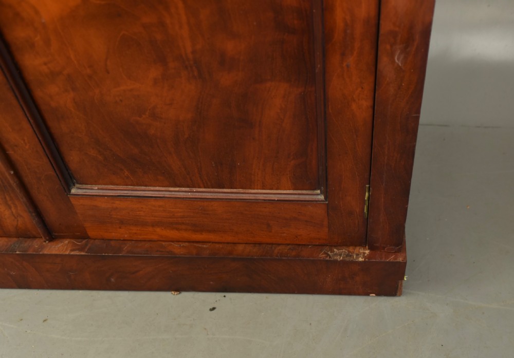 Victorian mahogany double wardrobe  View IV