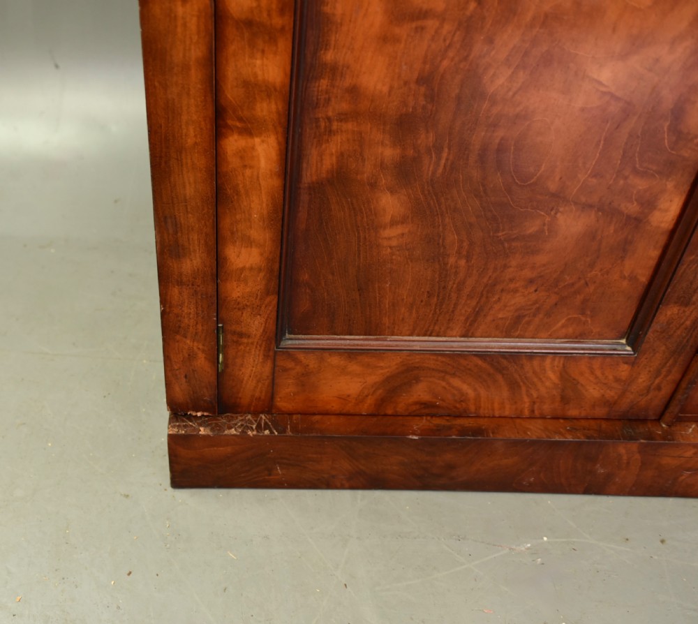 Victorian mahogany double wardrobe  View V