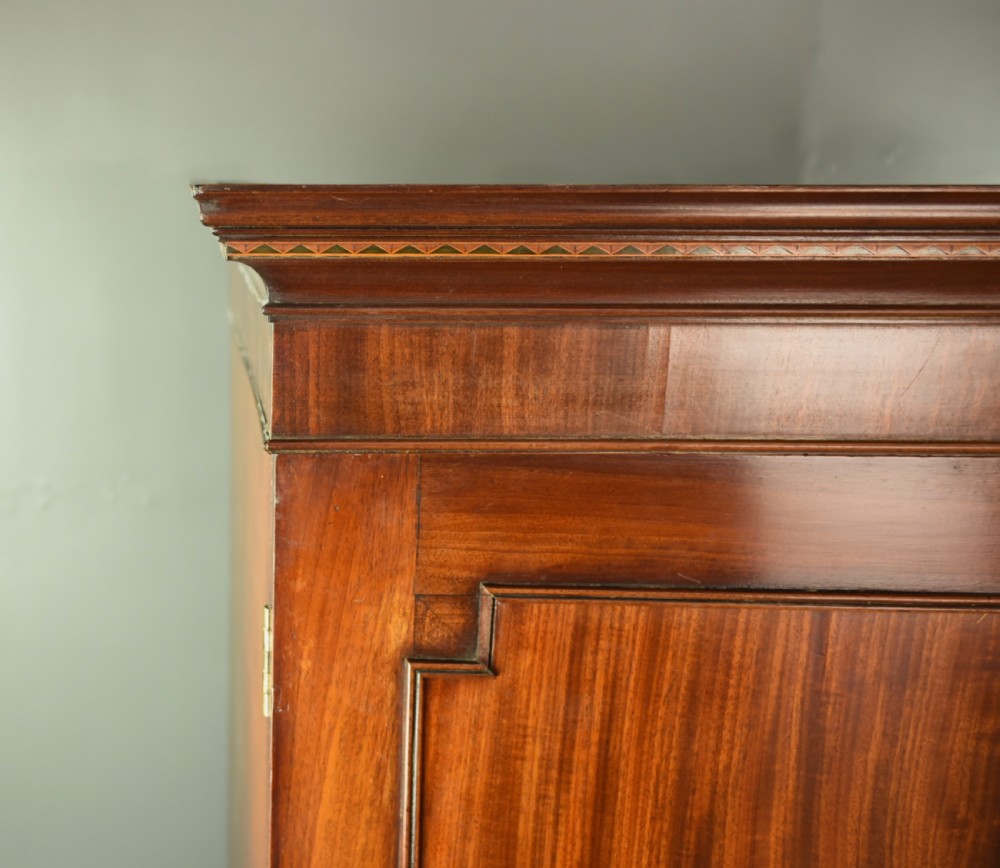 Georgian mahogany gentleman's wardrobe  View V