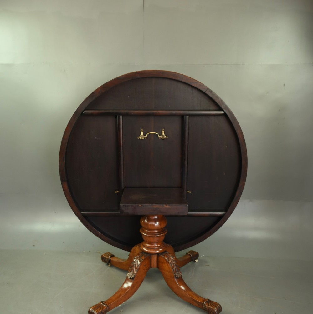 Regency mahogany dining table  View V